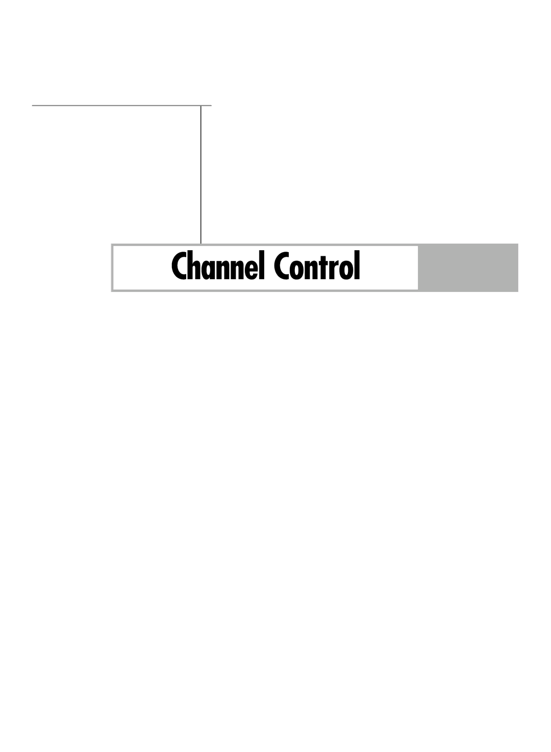 Samsung HL-54676S manual Channel Control 