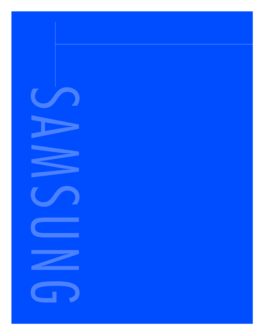 Samsung HL-P4674W instruction manual M S U N G 