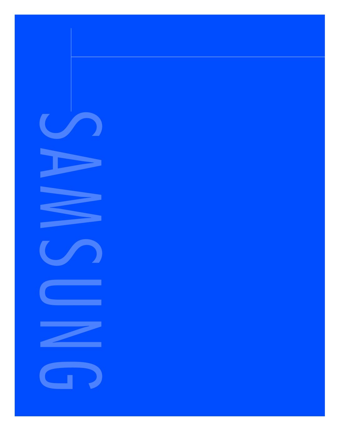 Samsung HL-P4674W instruction manual S A M S U N G 