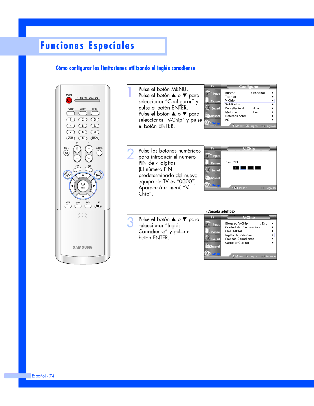 Samsung HL-P4663W, HL-P6163W, HL-P5663W manual Input Picture Escr PIN Sound 