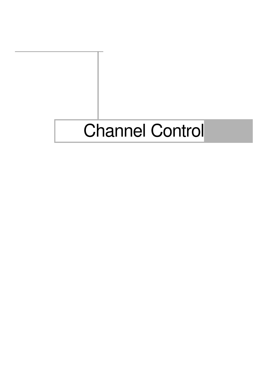 Samsung HL-R4266W manual Channel Control 