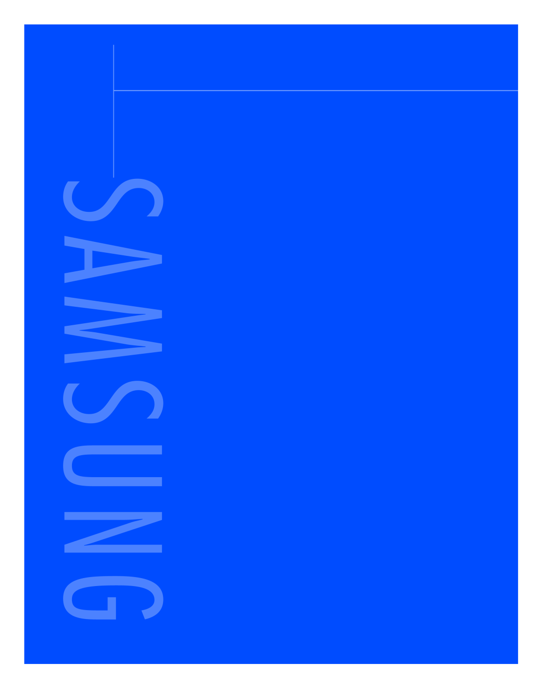 Samsung HL-R4677W, HL-R5677W instruction manual M S U N G 