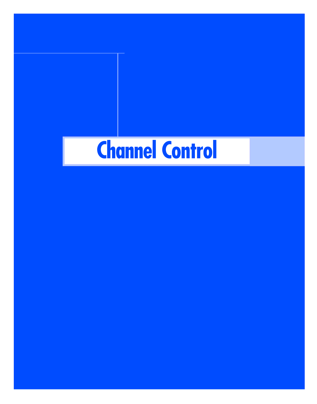 Samsung HL-R5677W, HL-R4677W instruction manual Channel Control 