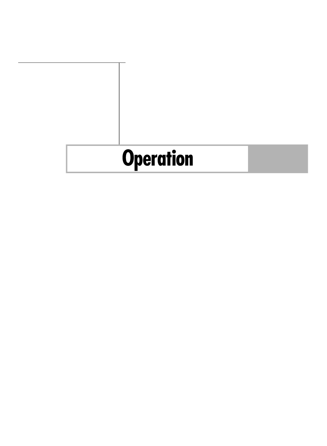 Samsung HL-R5688W manual Operation 