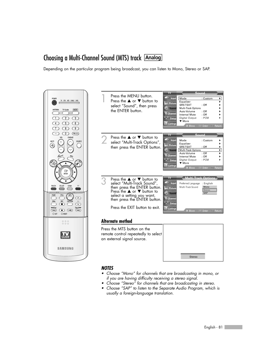 Samsung HL-R5688W manual Pcm 