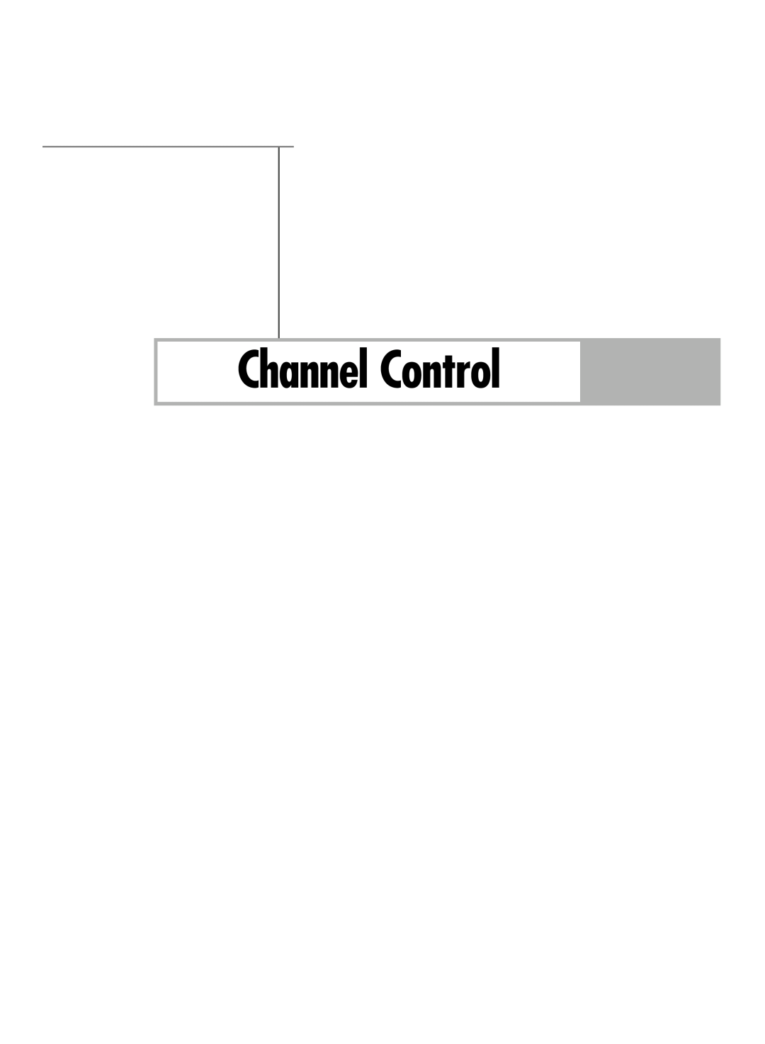 Samsung HL-R5688W manual Channel Control 