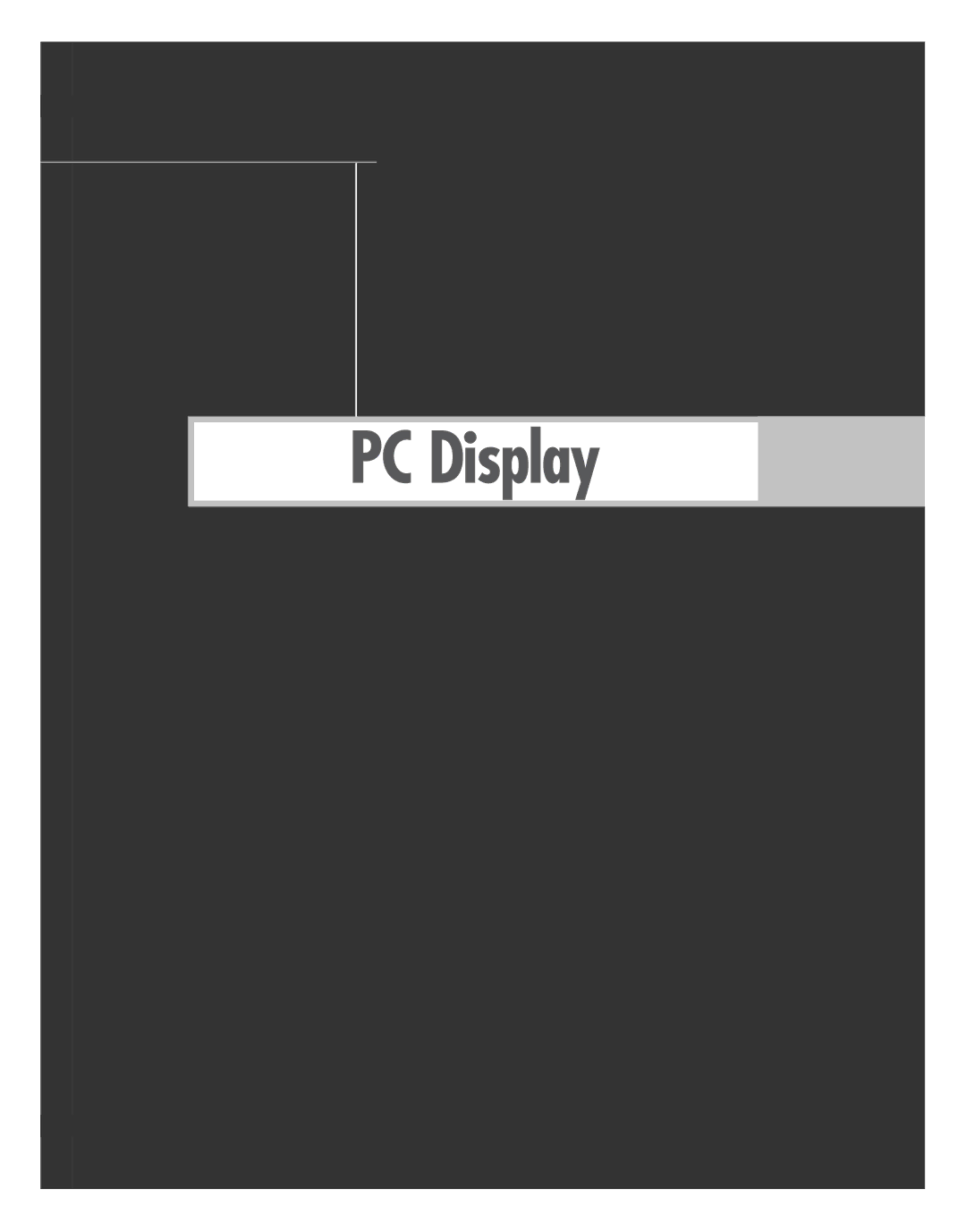 Samsung 20051014141732390, HL-R6162W, HL-R4662W, HL-R4262W, HL-R5062W, HL-R5662W, BP68-00493D-00 manual PC Display 