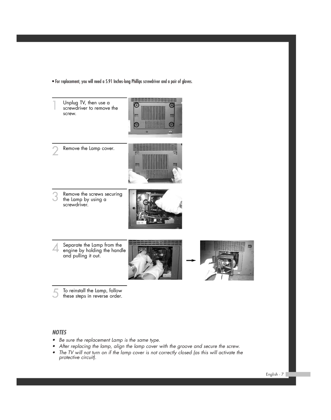 Samsung HL-R4664W, HL-R6164W, HL-R5664W, HL-R5064W, HL-R4264W manual English 