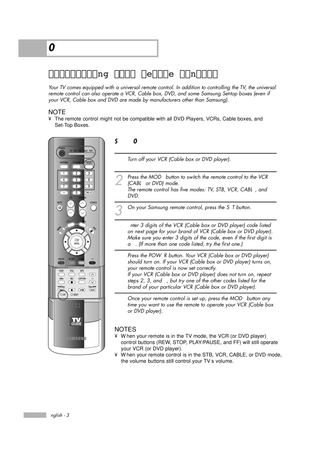 Samsung HL-R6178W, HL-R5678W, HL-R7178W manual Customizing Your Remote Control, DVD player 