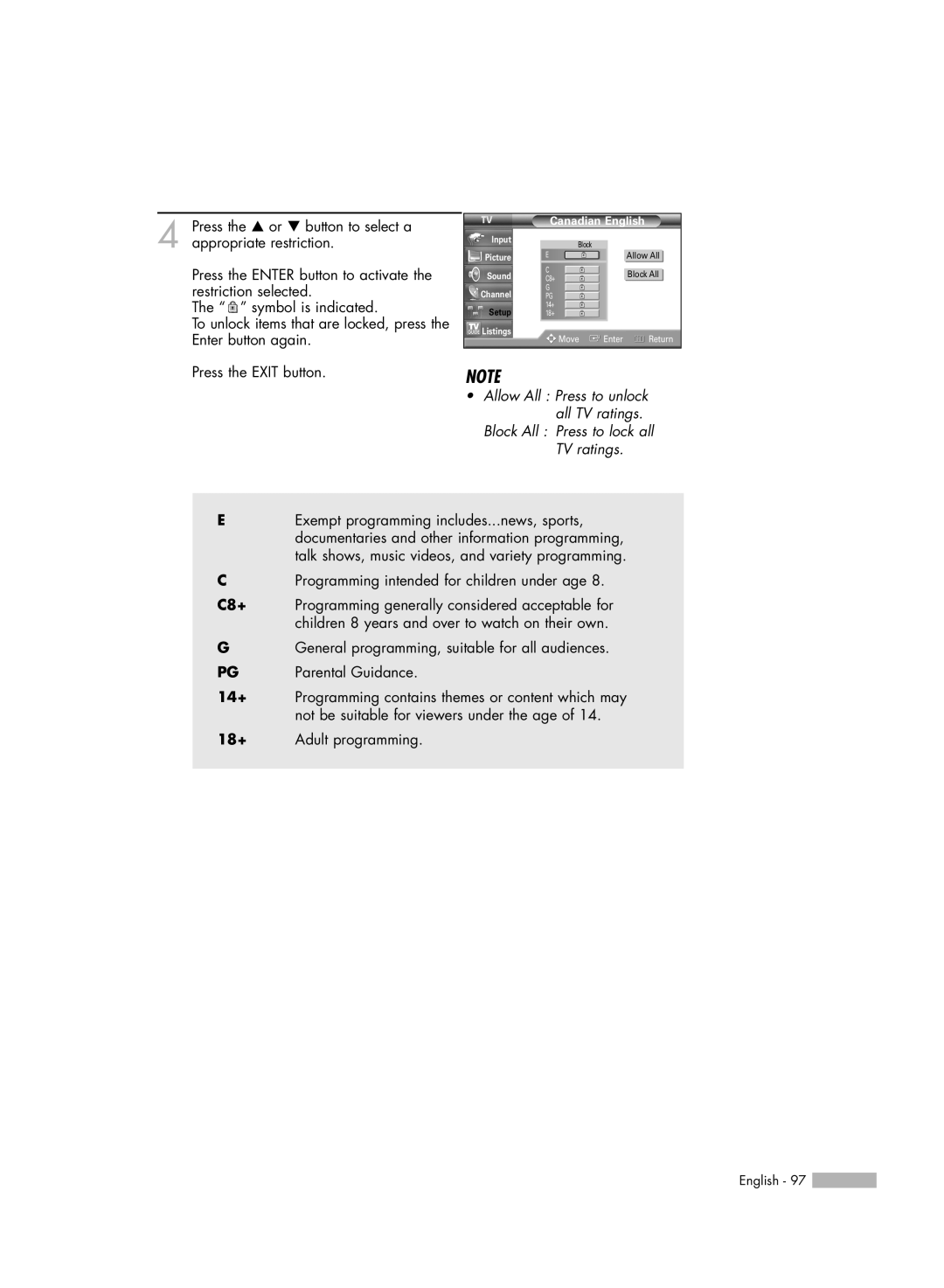 Samsung HL-R5678W, HL-R6178W, HL-R7178W manual The “ ” symbol is indicated 