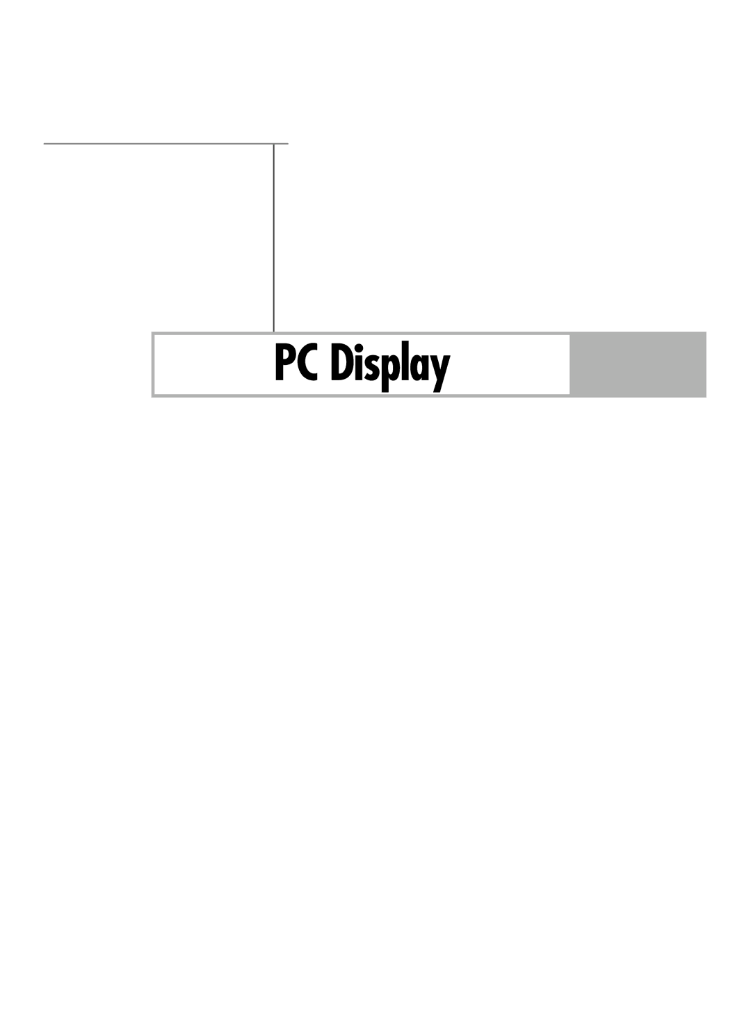 Samsung HL-S4676S manual PC Display 