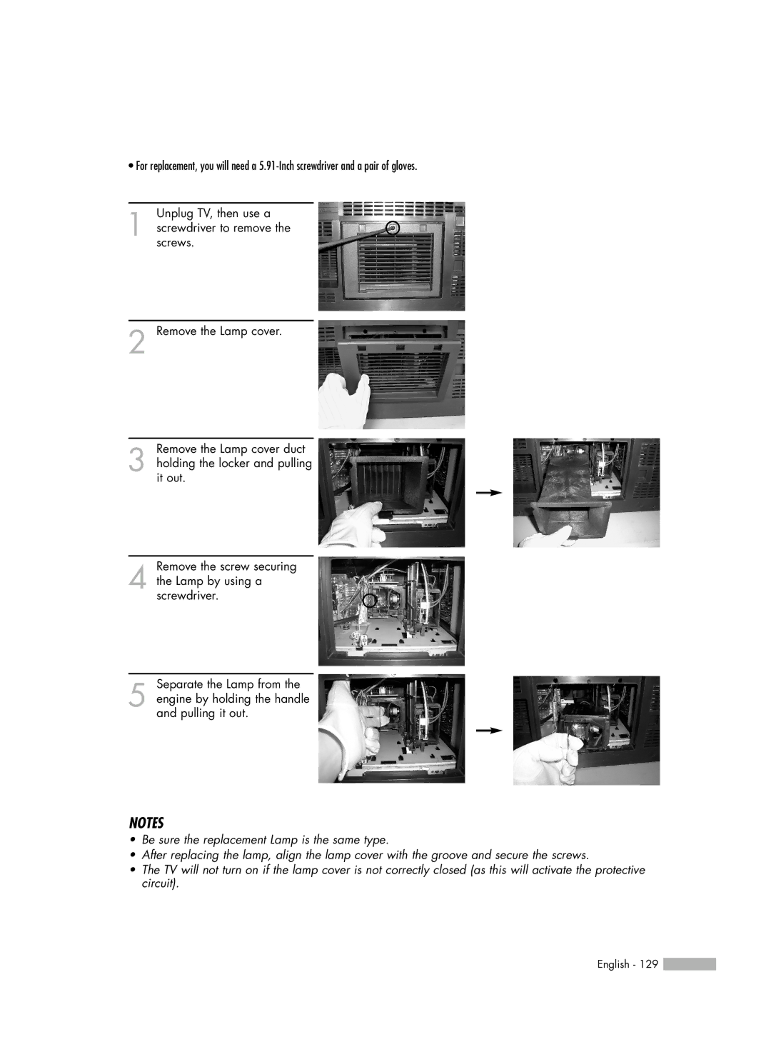 Samsung HL-S5086W manual English 