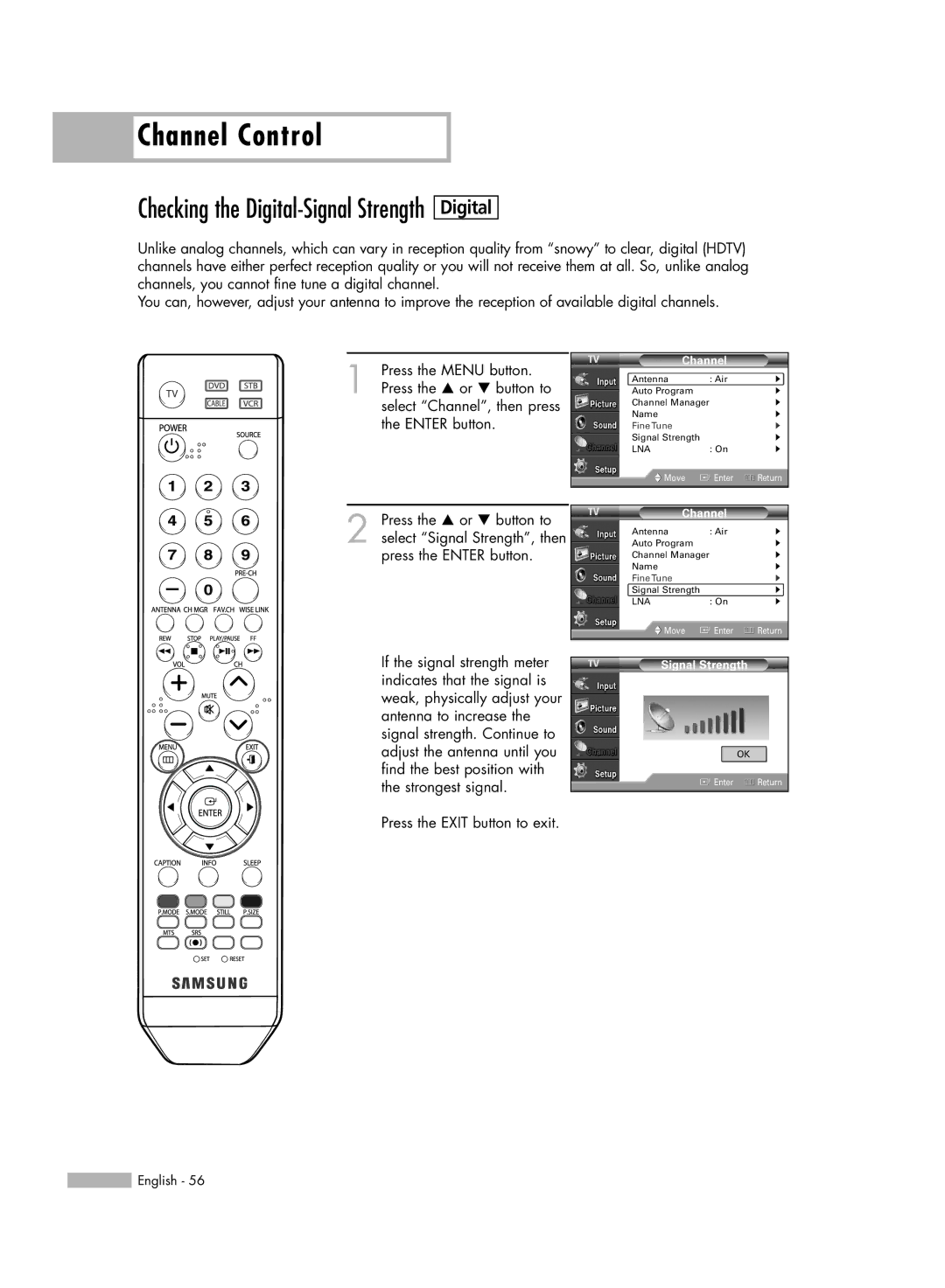 Samsung HL-S5086W manual Digital 