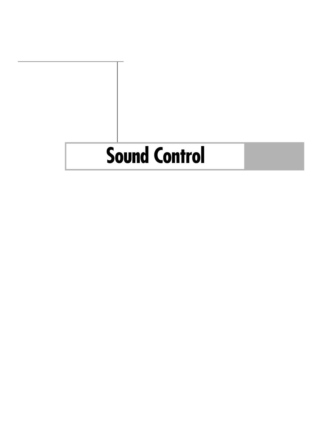 Samsung HL-S5086W manual Sound Control 