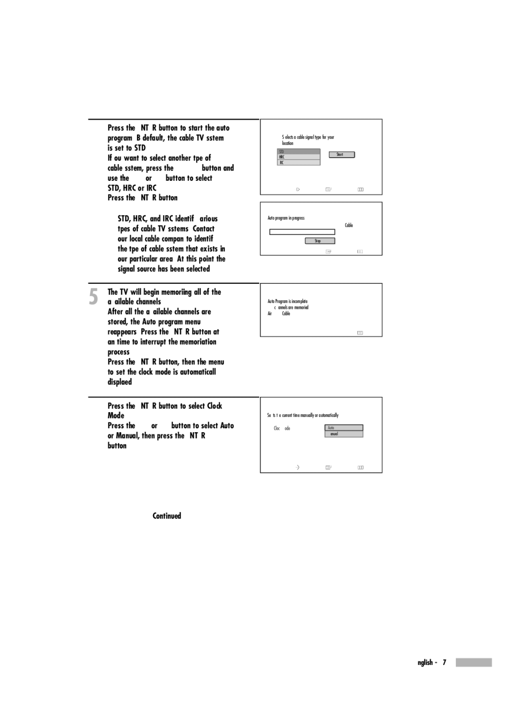 Samsung HL-S5666W, HL-S6166W, HL-S5066W, HL-S4666W manual Auto Program 