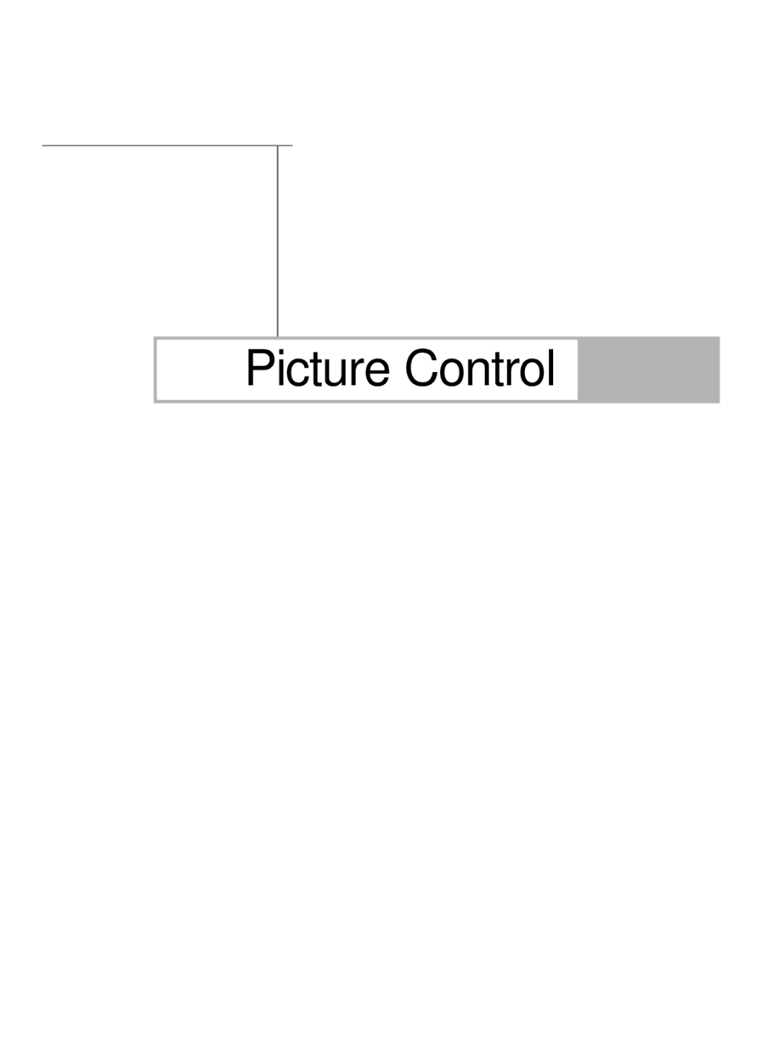 Samsung HL-S5666W, HL-S6166W, HL-S5066W, HL-S4666W manual Picture Control 