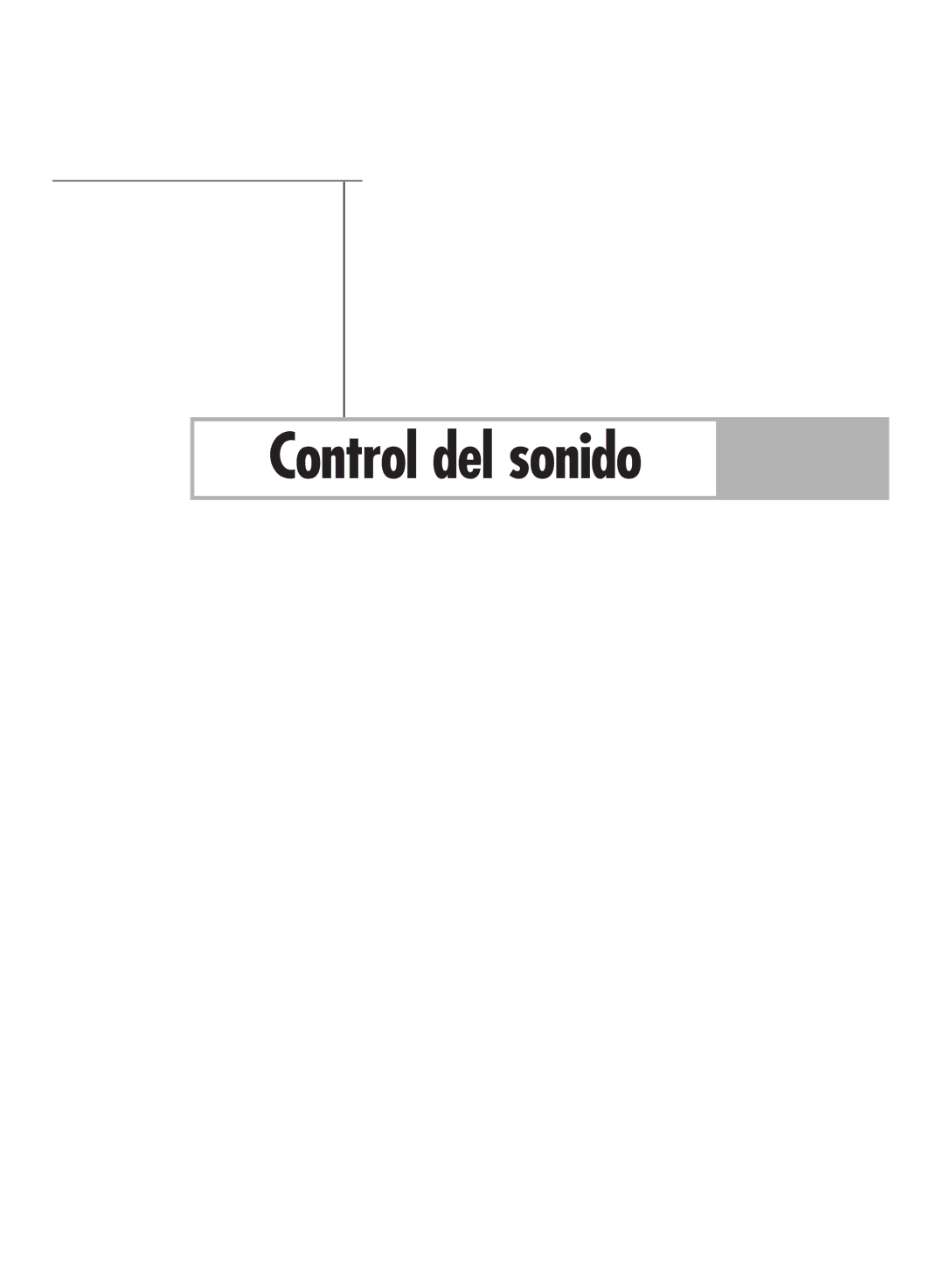 Samsung HL-S5088W, HL-S6188W, HL-S7178W, HL-S5688W, SP-71L8UH manual Control del sonido 