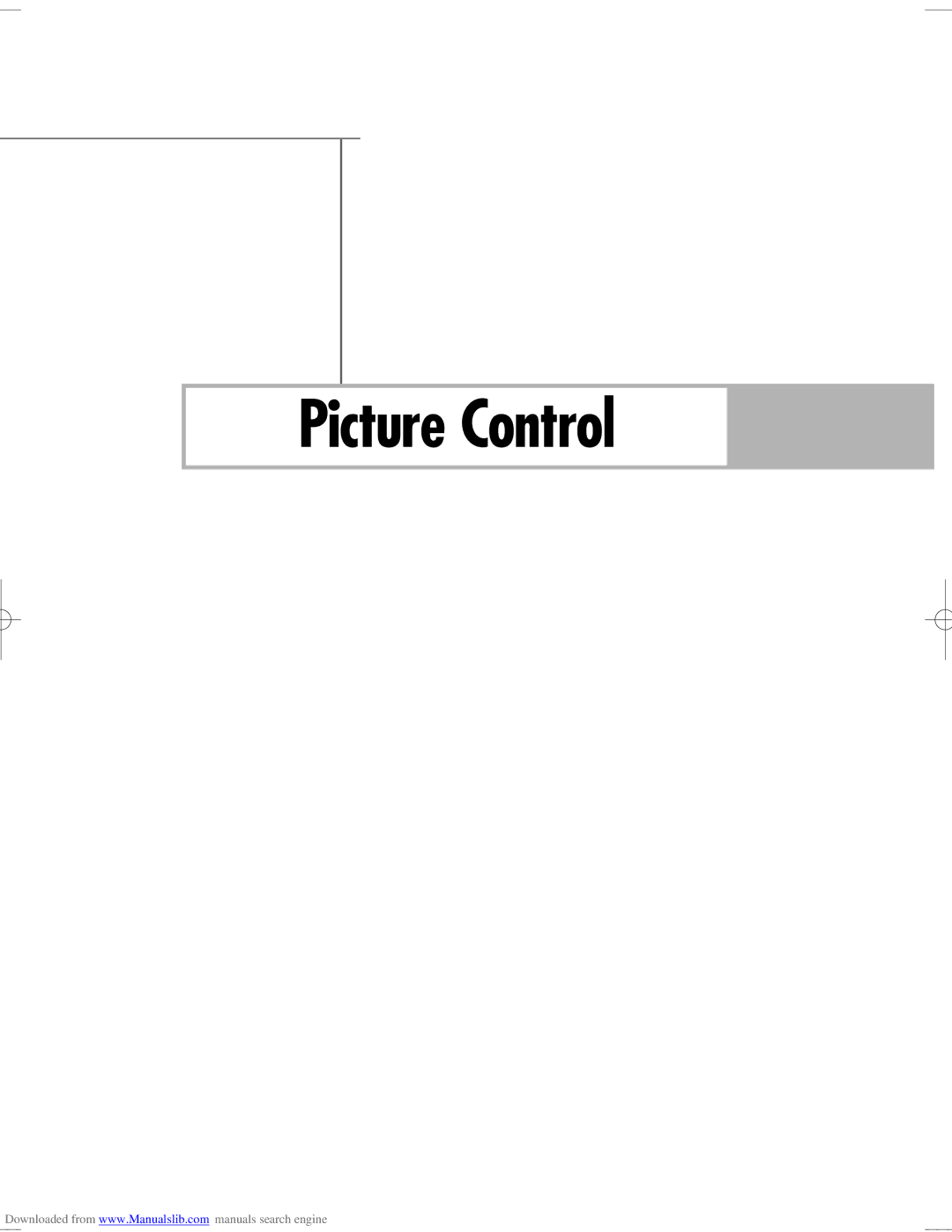 Samsung HL-S5055W, HL-S6765W, HL-S6165W, HL-S5665W, HL-S5065W manual Picture Control 