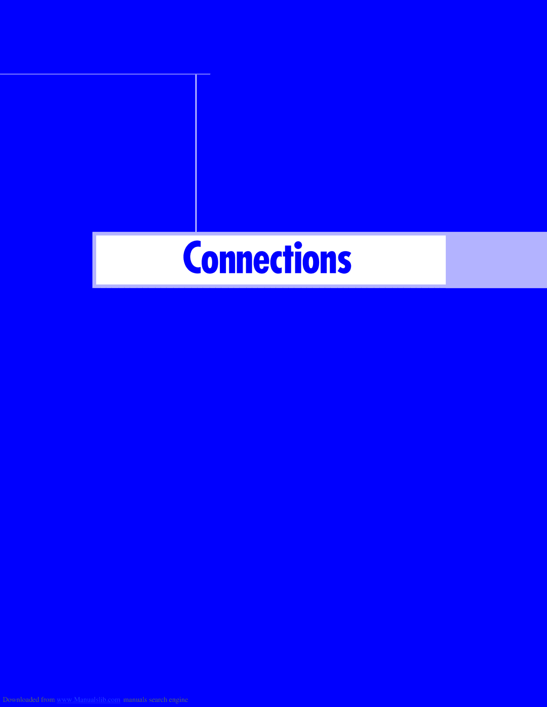 Samsung HLM507W, HLM437W, HLM617W, HLM5065W instruction manual Connections 