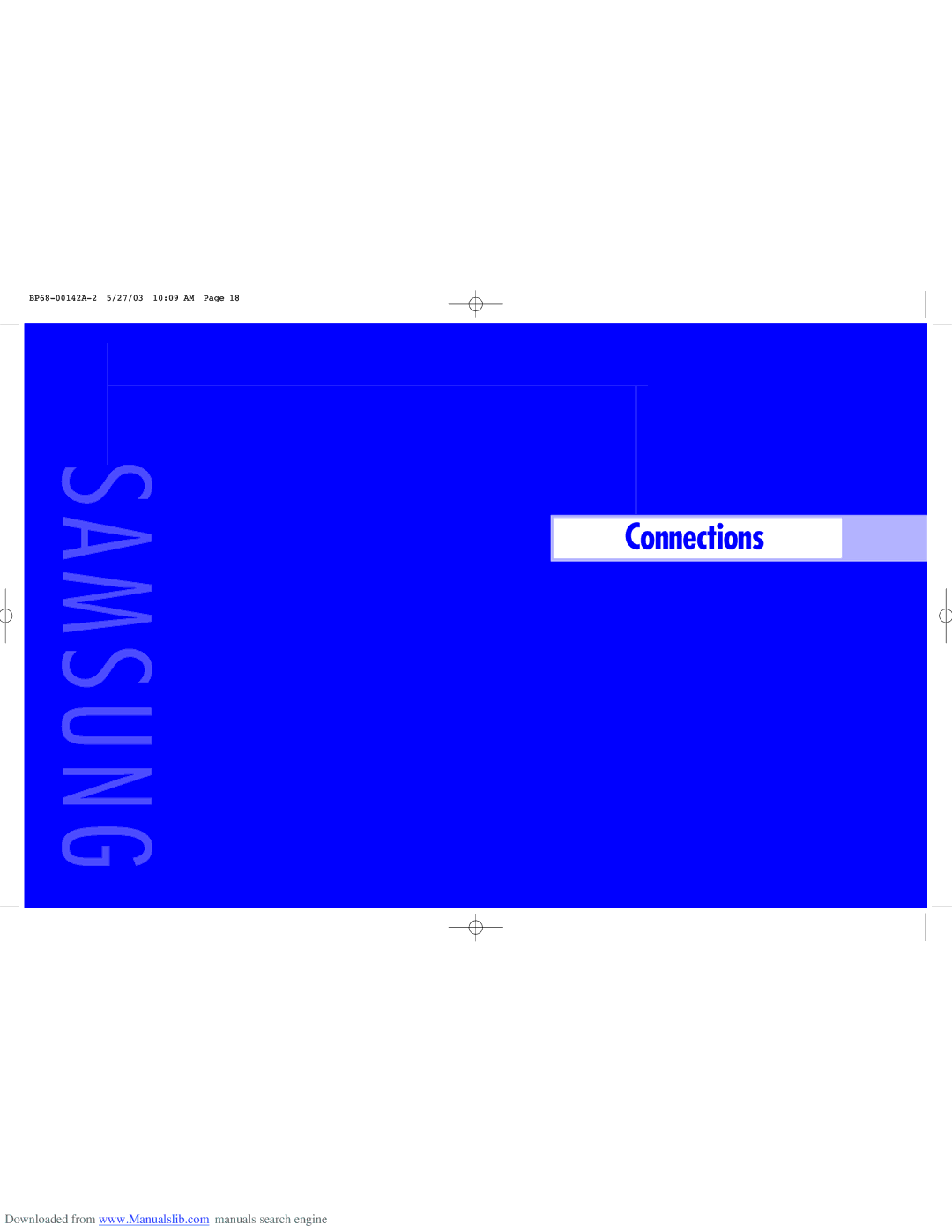 Samsung HLN437W, HLN567W, HLN617W, HLN507W, HLN5065W, HLN4365W instruction manual Connections 