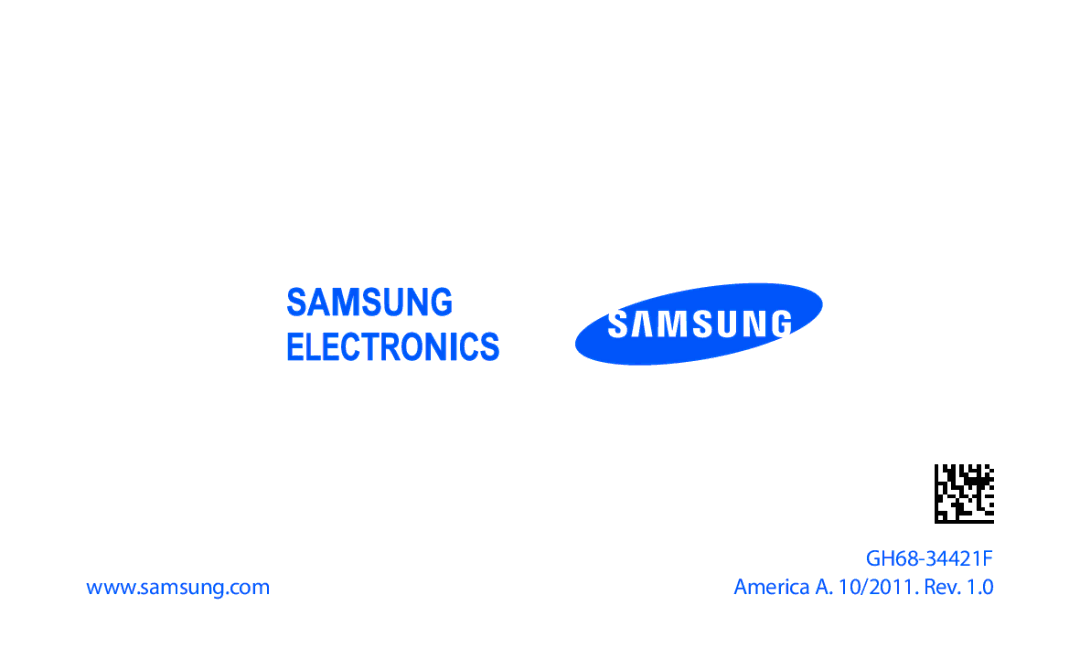 Samsung HM1200 manual GH68-34421F 