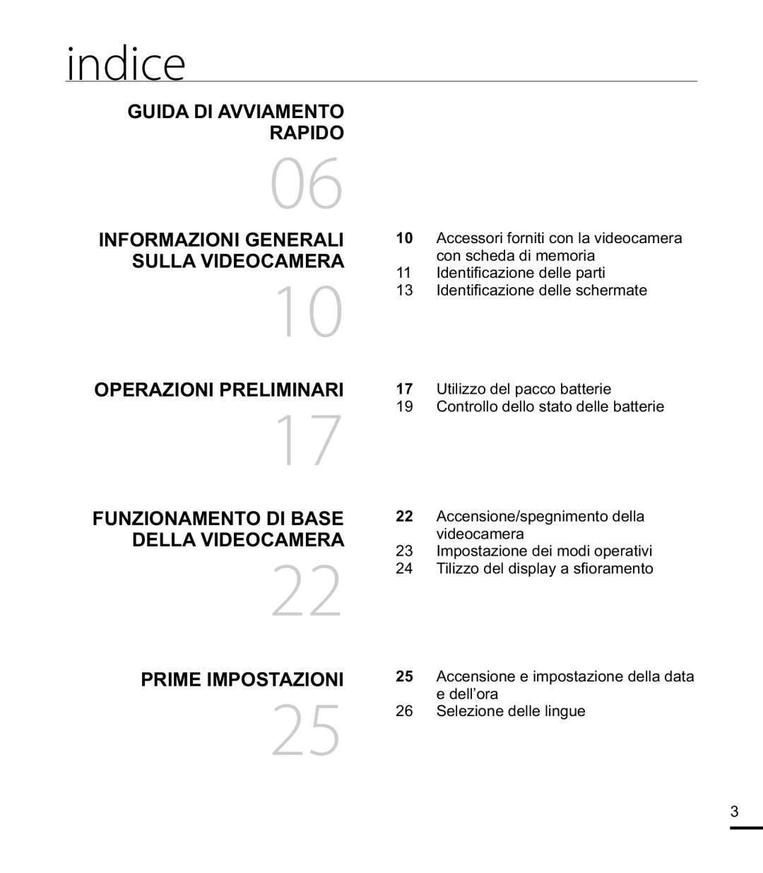 Samsung HMX-E10BP/EDC, HMX-E10OP/EDC, HMX-E10WP/EDC manual Indice 