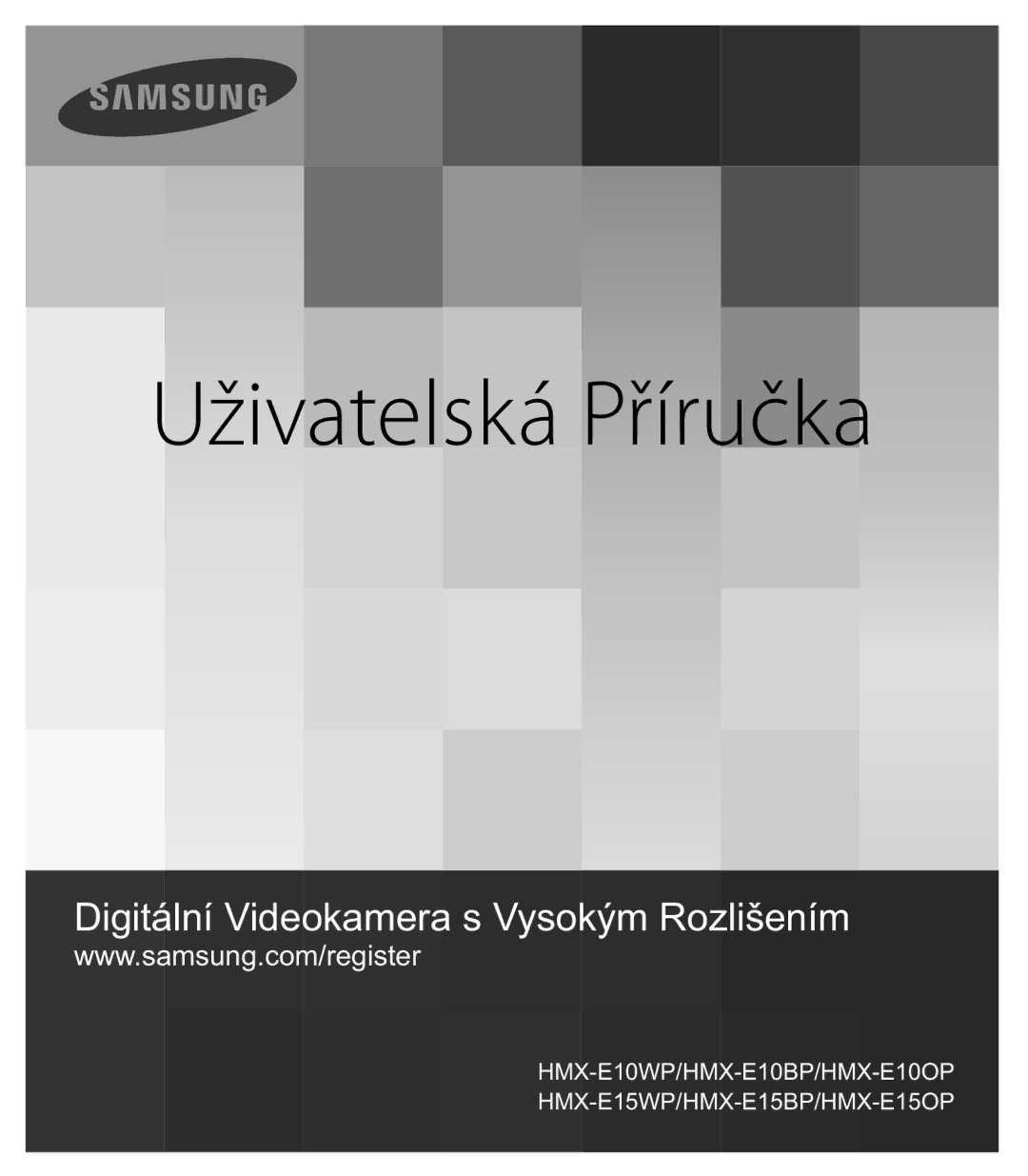 Samsung HMX-E10BP/EDC manual Uživatelská Příručka 