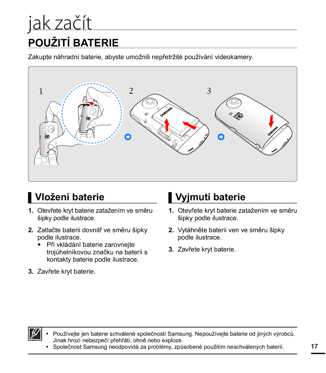 Samsung HMX-E10BP/EDC manual 328ä,7Ë%$75, 9ORåHQtEDWHULH, MPXWtEDWHULH 