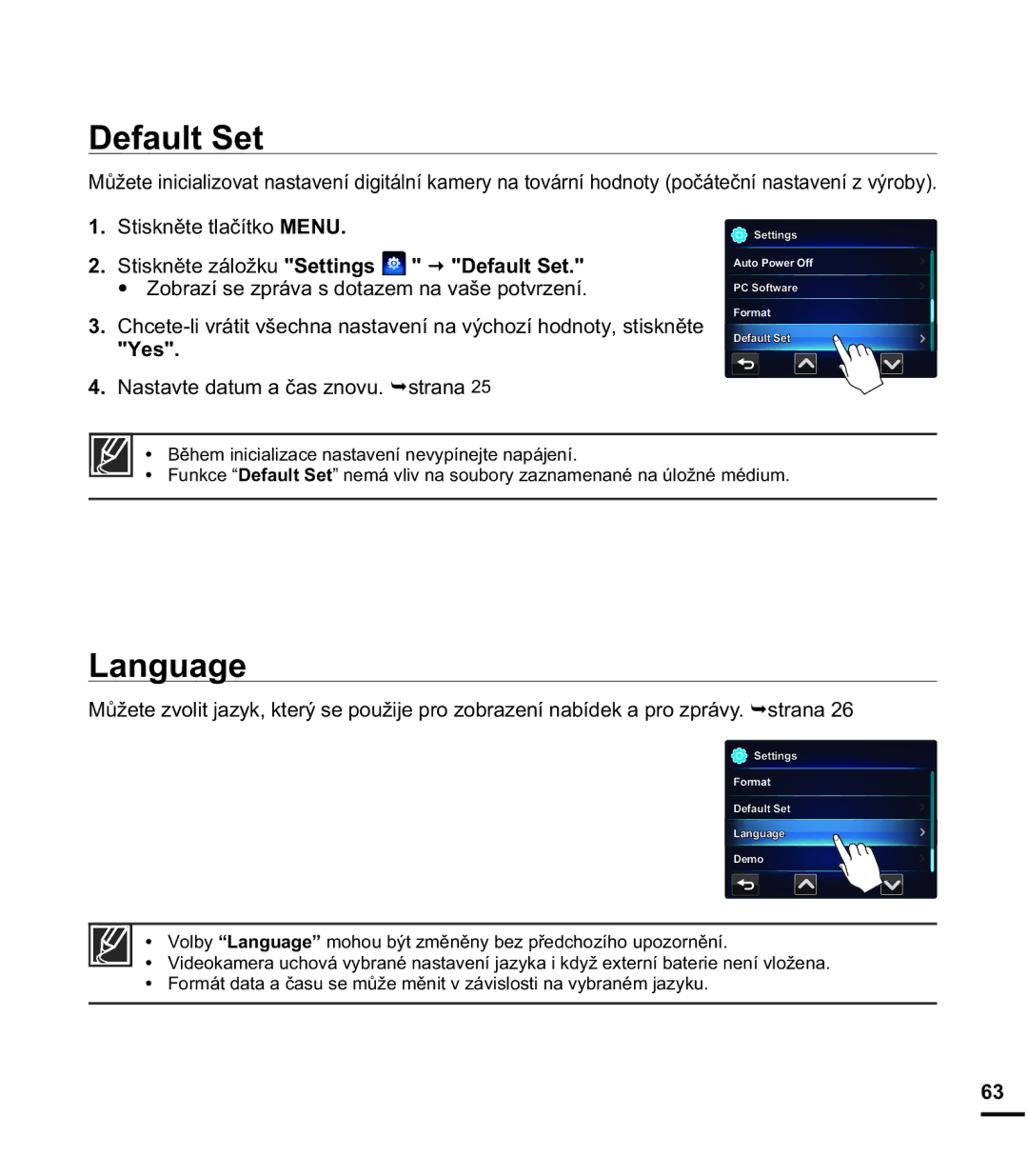 Samsung HMX-E10BP/EDC manual HIDXOW6HW, Dqjxdjh, =REUDtVHSUiYDVGRWDHPQDYDãHSRWYUHQt, Hv 