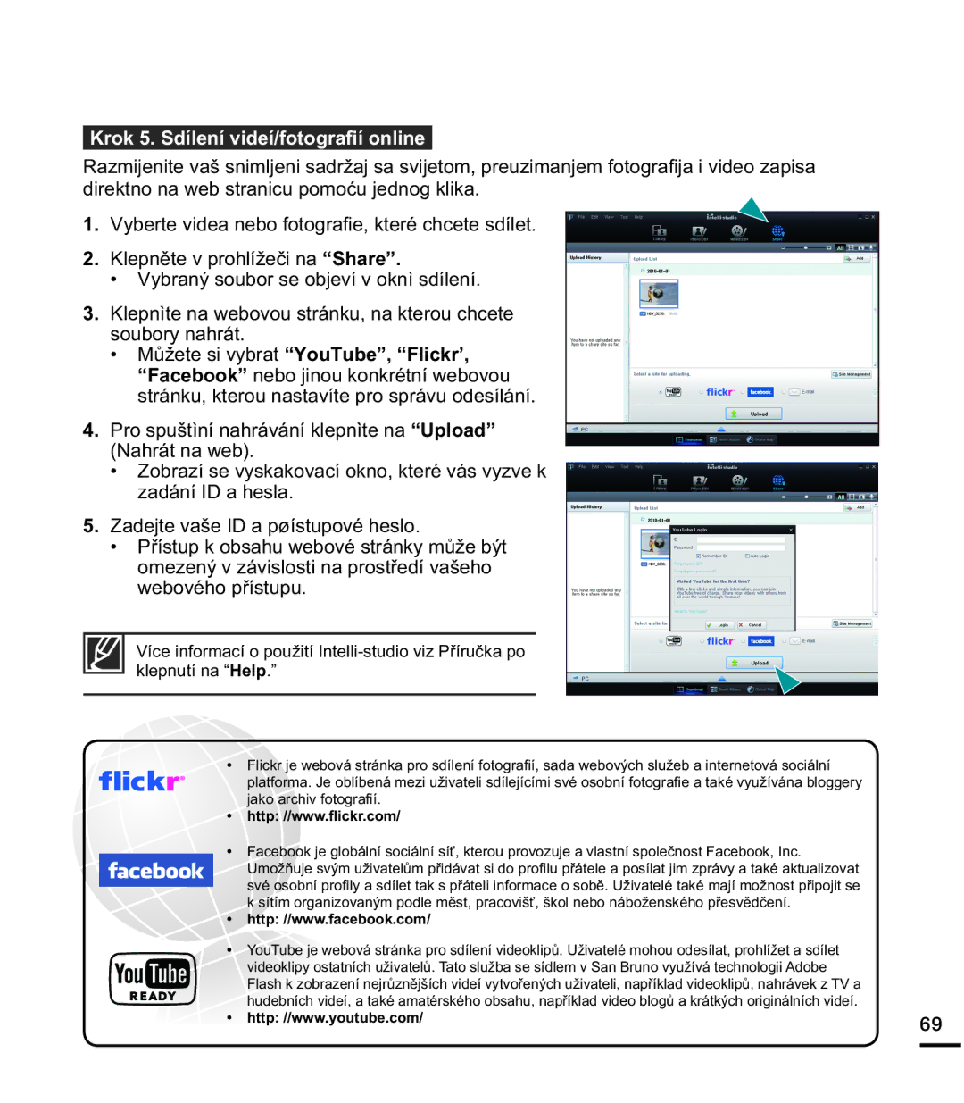 Samsung HMX-E10BP/EDC manual URN6GtOHQtYLGHtIRWRJUD¿tRQOLQH,  =DGHMWHYDãH,DS¡tVWXSRYpKHVOR 