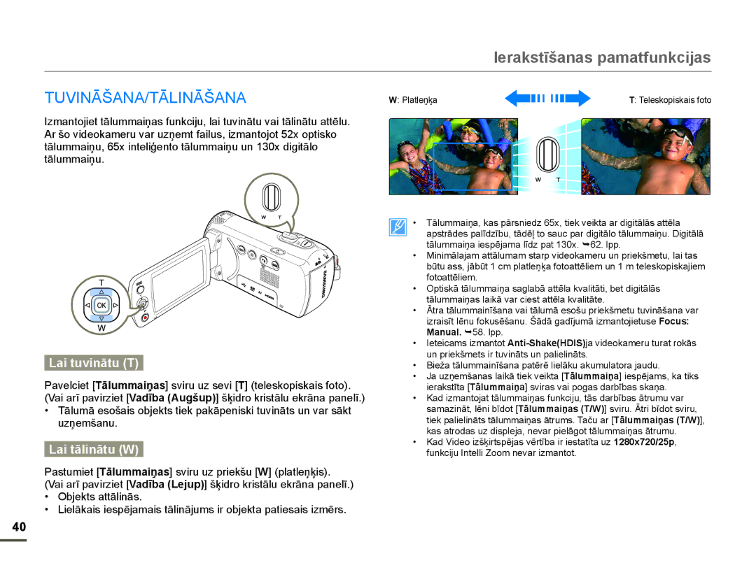 Samsung HMX-F80BP/EDC manual Lai tuvinƗtu T, Lai tƗlinƗtu W, Wɨoxppdlƽx, XƼHPãDQX 