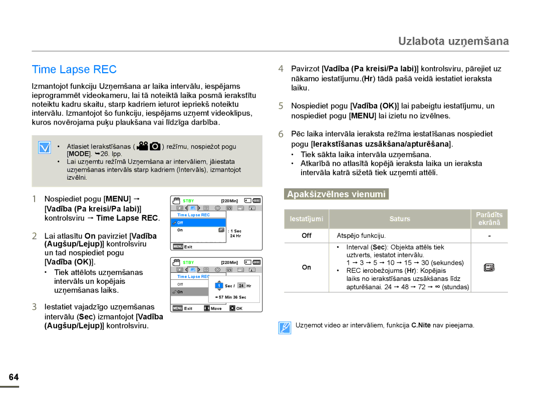 Samsung HMX-F80BP/EDC manual 7LPH/DSVH5, Odlnx, VadƯba OK@, LqwhuyɨovXqNrsɲmdlv 