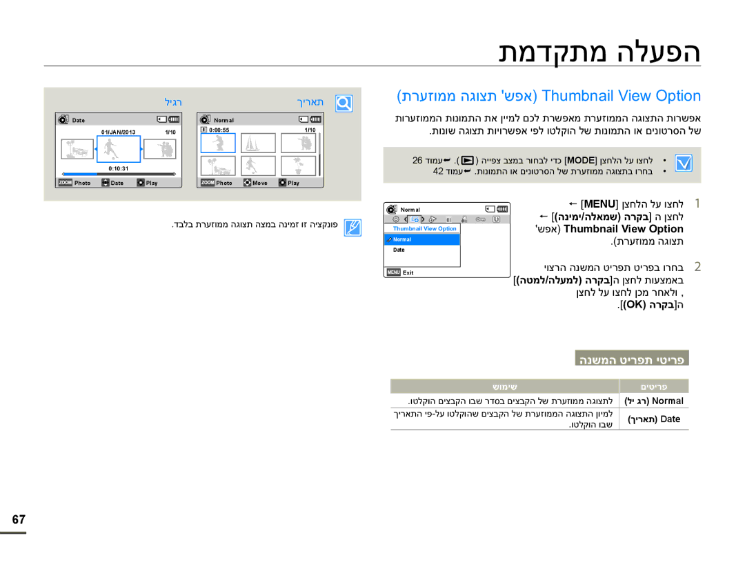 Samsung HMX-F900WP/EDC manual ʺʮʣʷʺʮʤʬʲʴʤ, ʺʸʲʦʥʮʮʤʢʥʶʺ ʹʴʠ7KXPEQDLO9LHZ2SWLRQ, ʺʸʲʦʥʮʮʤʢʥʶʺ, ʥʨʬʷʥʤʥʡʹ 