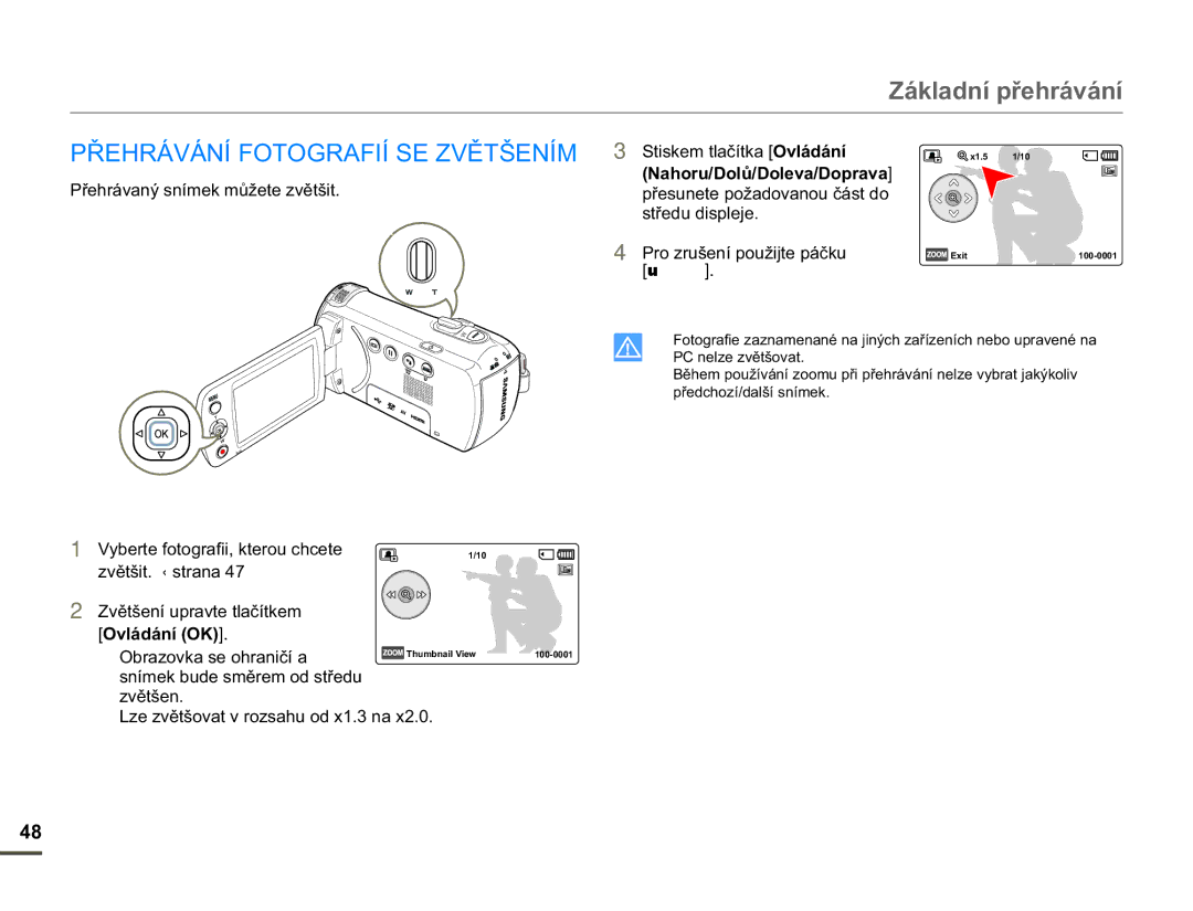 Samsung HMX-F90BP/EDC manual 3ě+5È9È1Ë272*5$,Ë6=9ċ7â1Ë0, VwĝhgxGlvsohmh, Zoomu, 2EUDRYNDVHRKUDQLþtD, YČWãHQ 