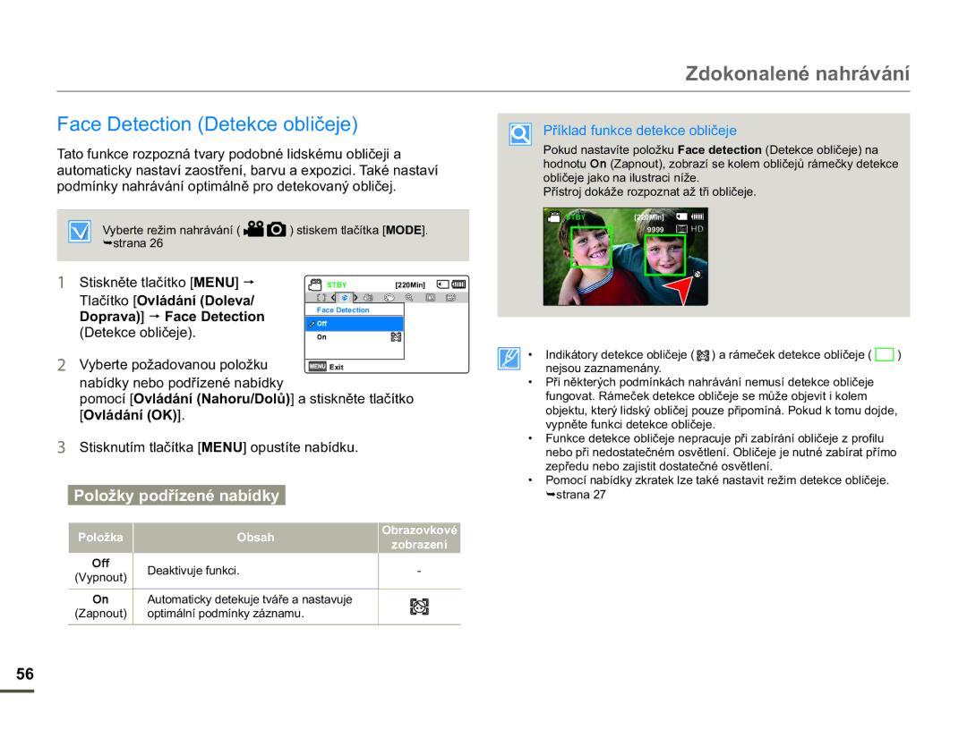 Samsung HMX-F90BP/EDC manual DFHHWHFWLRQHWHNFHREOLþHMH, HWHNFHREOLþHMH, 6WLVNQXWtPWODþtWND018@RSXVWtWHQDEtGNX 