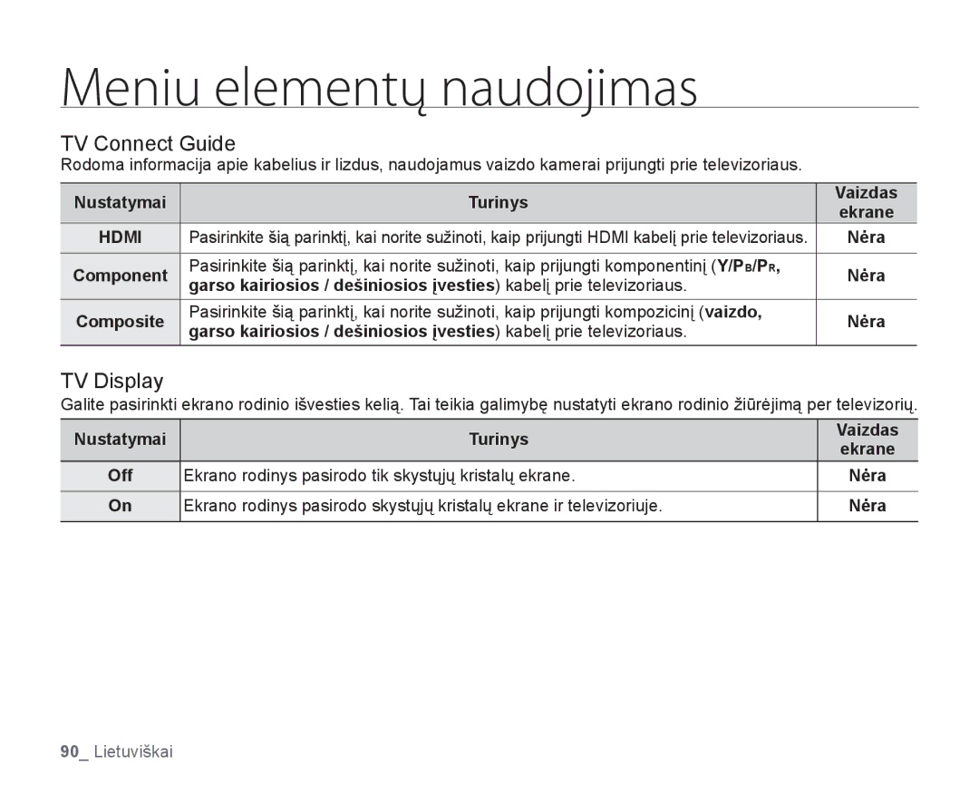 Samsung HMX-H104BP/XEB, HMX-H100P/XEB manual TV Connect Guide 