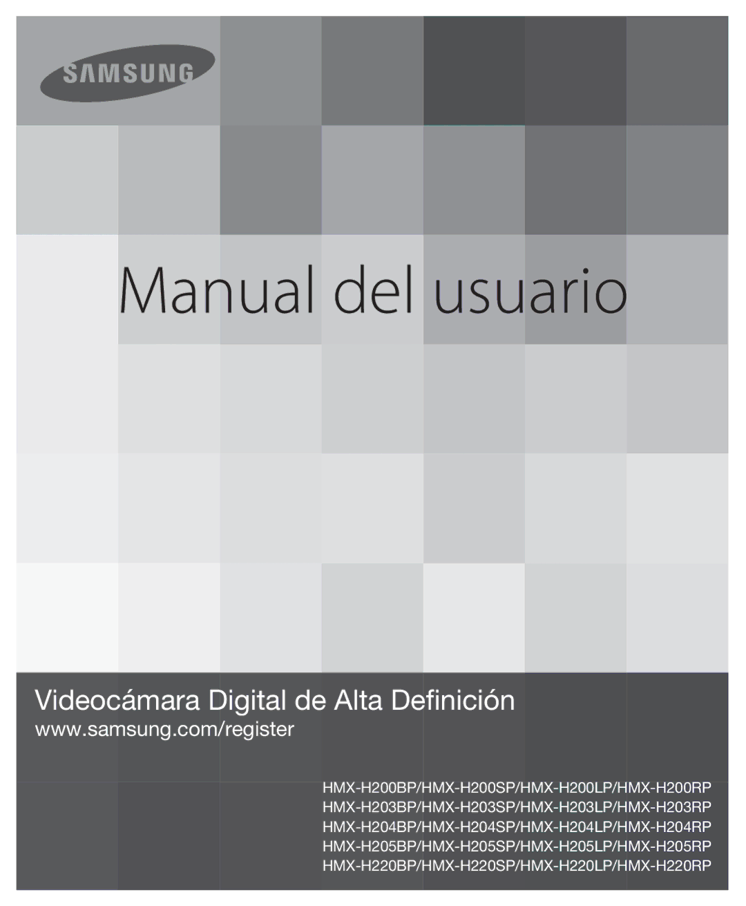 Samsung HMX-H200BP/EDC, HMX-H204BP/EDC, HMX-H203BP/EDC, HMX-H200RP/EDC, HMX-H200LP/EDC, HMX-H200SP/EDC manual Manuale Utente 