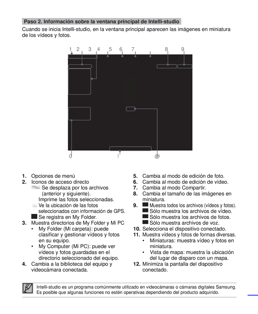 Samsung HMX-H220BP/EDC, HMX-H204BP/EDC, HMX-H200BP/EDC, HMX-H220RP/EDC manual Opciones de menú Iconos de acceso directo, 111 