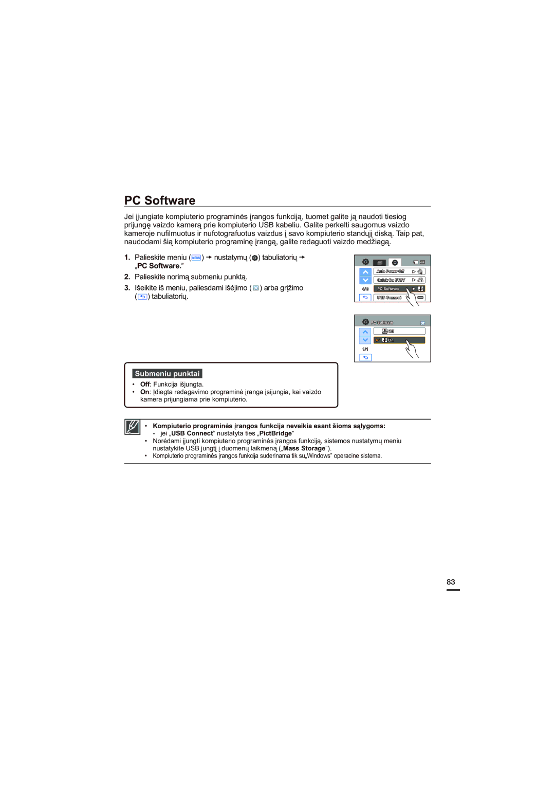 Samsung HMX-H200BP/XEB, HMX-H204BP/EDC manual PC Software 