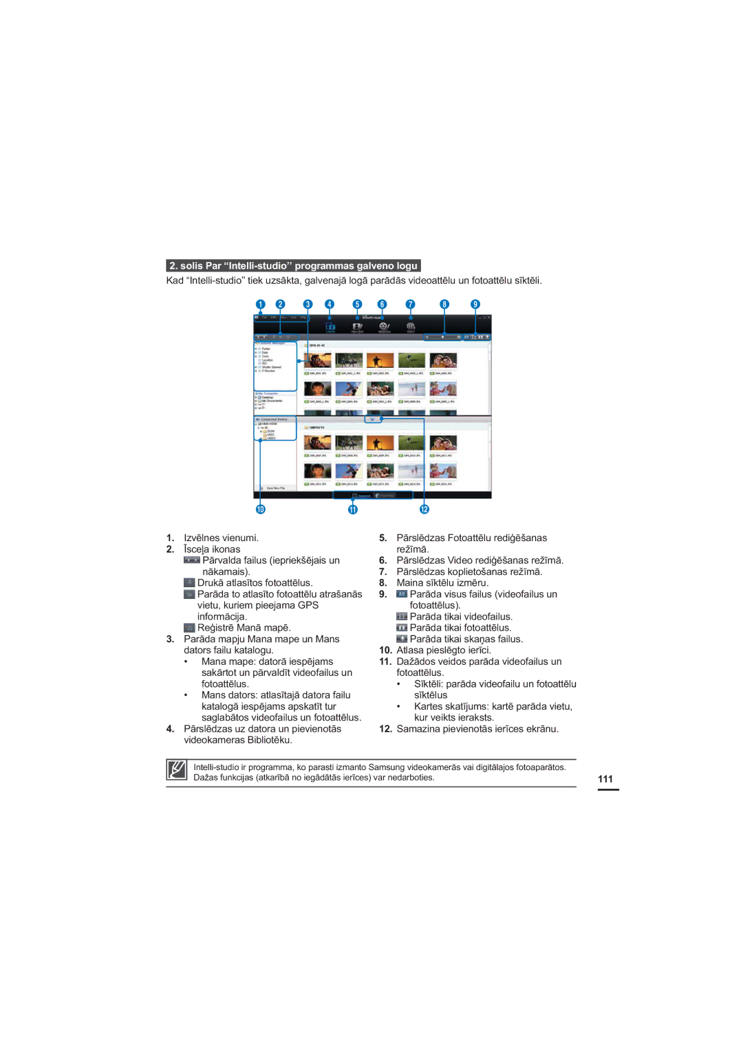 Samsung HMX-H200BP/XEB, HMX-H204BP/EDC manual VROLV3DU³,QWHOOLVWXGLR¶¶SURJUDPPDVJDOYHQRORJX, , , 111 