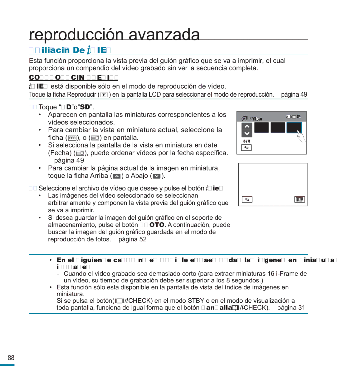 Samsung HMX-M20BP/EDC manual Utilización De View 