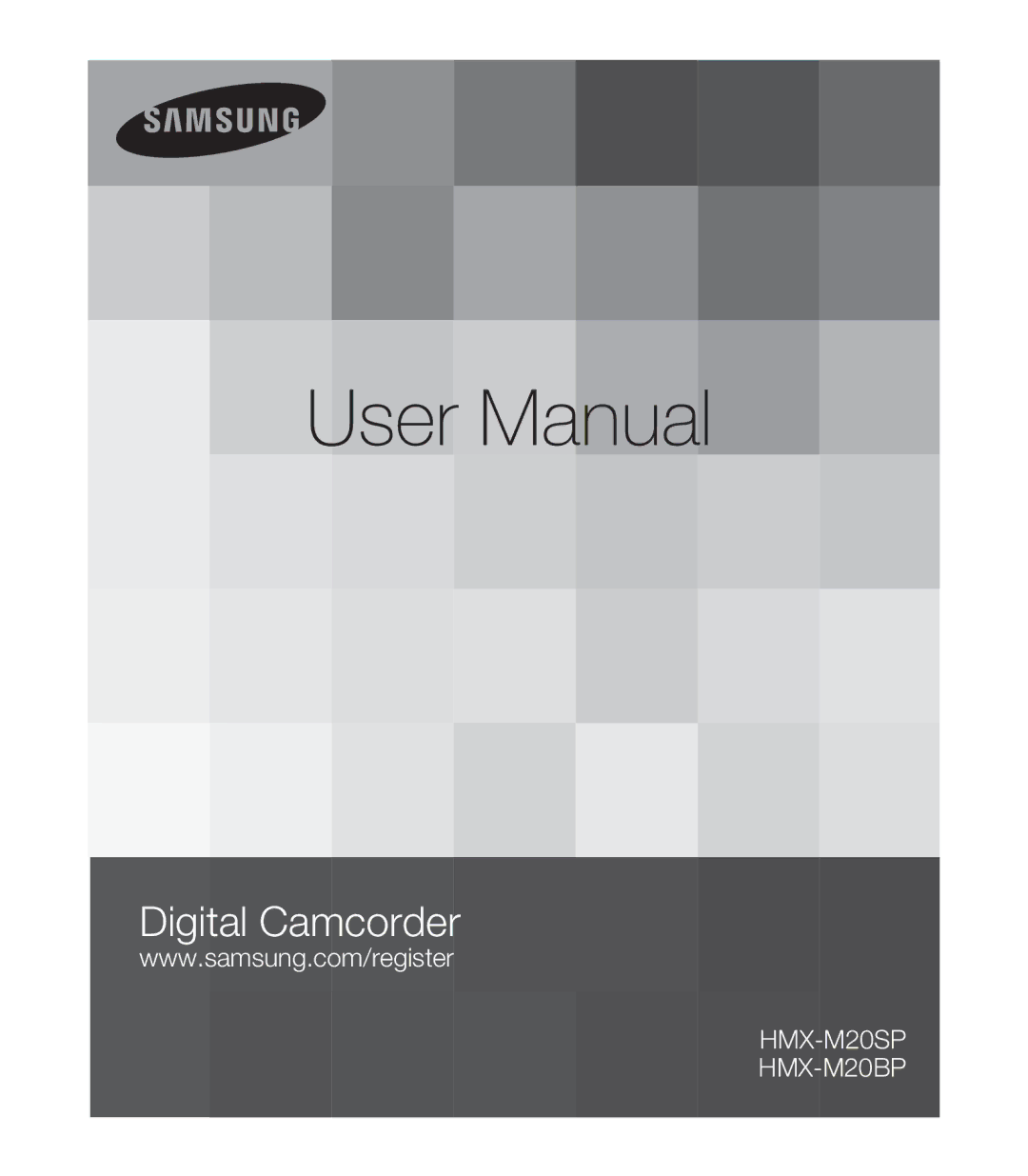 Samsung HMX-M20BP/EDC, HMX-M20SP/EDC, HMX-M20BP/XER manual Digital Camcorder 