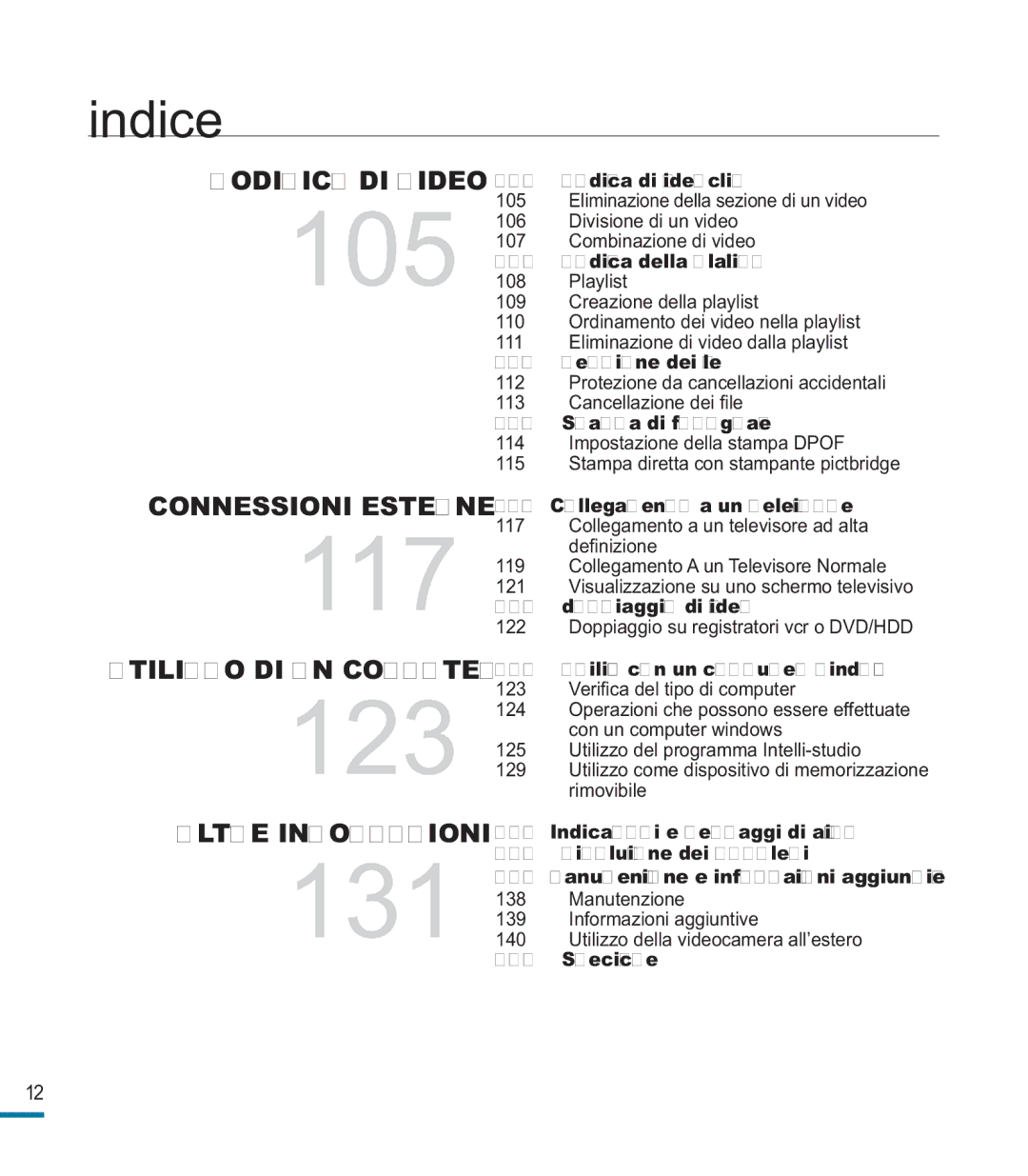 Samsung HMX-M20SP/EDC, HMX-M20BP/EDC manual 105 