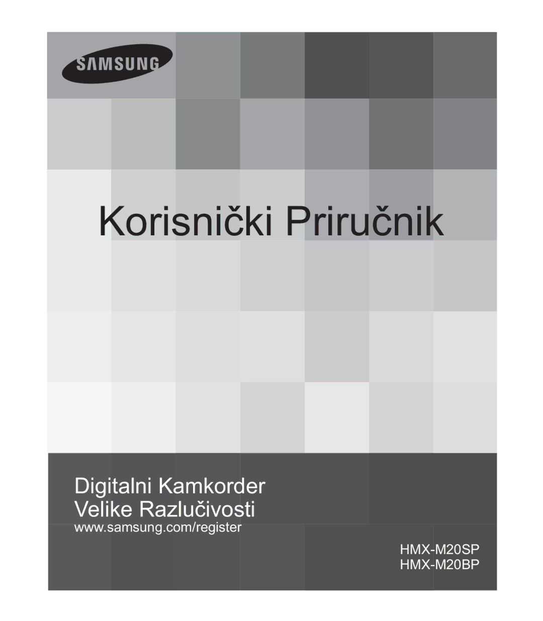 Samsung HMX-M20BP/EDC, HMX-M20SP/EDC manual Uživatelská Příručka 