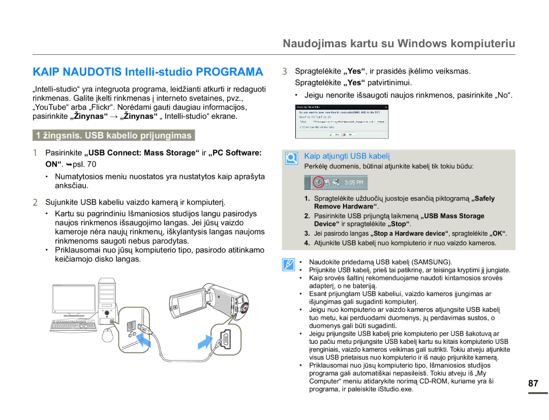 Samsung HMX-Q10BP/EDC manual åLQJVQLV86%NDEHOLRSULMXQJLPDV, 21³ ¬SVO, UlqnphqrpvVdxjrwlQhexvSdurg\Wdv 