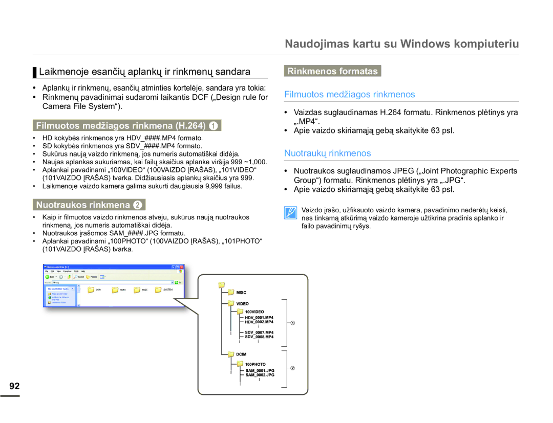 Samsung HMX-Q10BP/EDC manual LOPXRWRVPHGåLDJRVULQNPHQD+1, DLNPHQRMHHVDQþLǐDSODQNǐLUULQNPHQǐVDQGDUD 