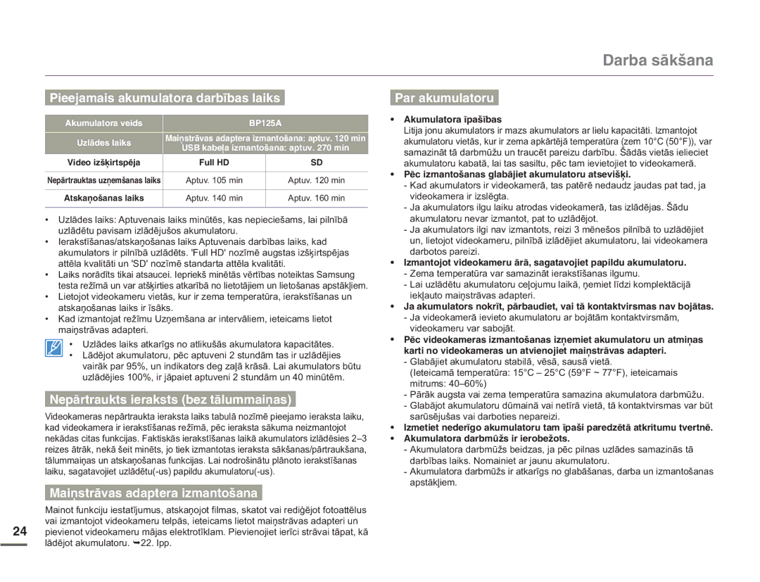 Samsung HMX-Q10BP/EDC manual 0GRÞTVTCWMVUKGTCMUVU DG\VÞNWOOCKĕCU, CKĕUVTÞXCUCFCRVGTCK\OCPVQīCPC 