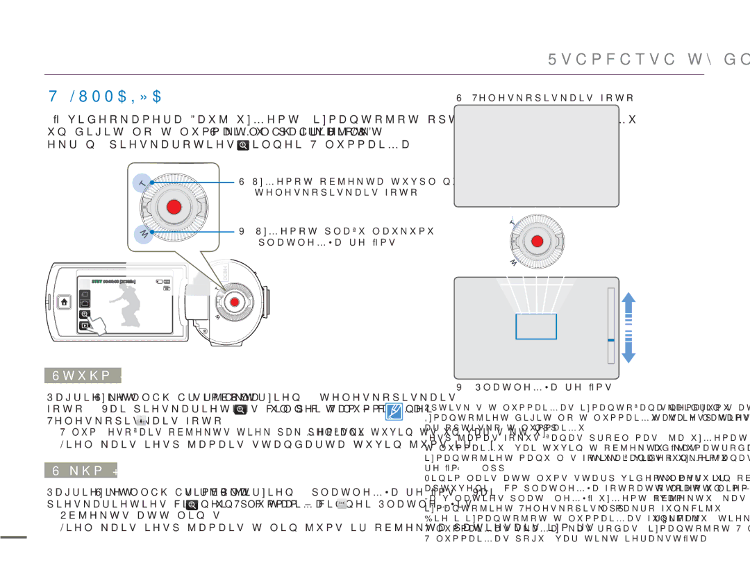 Samsung HMX-Q10BP/EDC manual 7Ɩ/800$,ƻ$, 6WXKPÞīCPC, 6ÞNKPÞīCPC, LhoɨndlvLhvsɲmdpdlvVwdqgduwdWxylqɨmxpvLu 