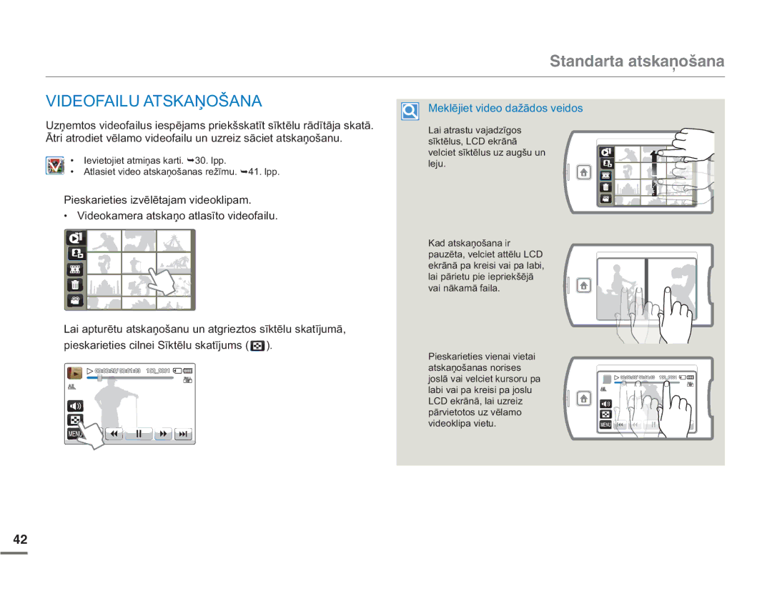 Samsung HMX-Q10BP/EDC manual 5VCPFCTVCCVUMCĕQīCPC, $,/8$76.$ƻ2â$1$, 0HNOƝMLHWYLGHRGDåƗGRVYHLGRV 