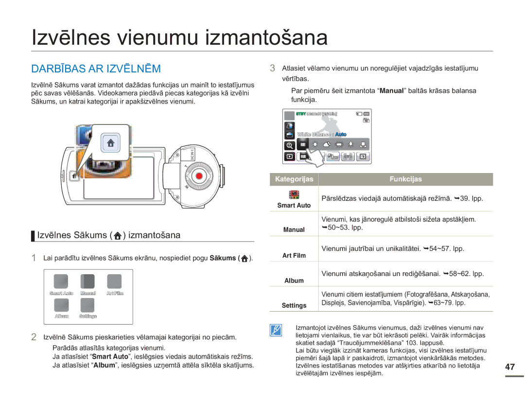 Samsung HMX-Q10BP/EDC manual YƝOQHVYLHQXPXLPDQWRãDQD, $5%Ʈ%$6$5,=9Ɯ/1Ɯ0, YƝOQHV6ƗNXPV LPDQWRãDQD 